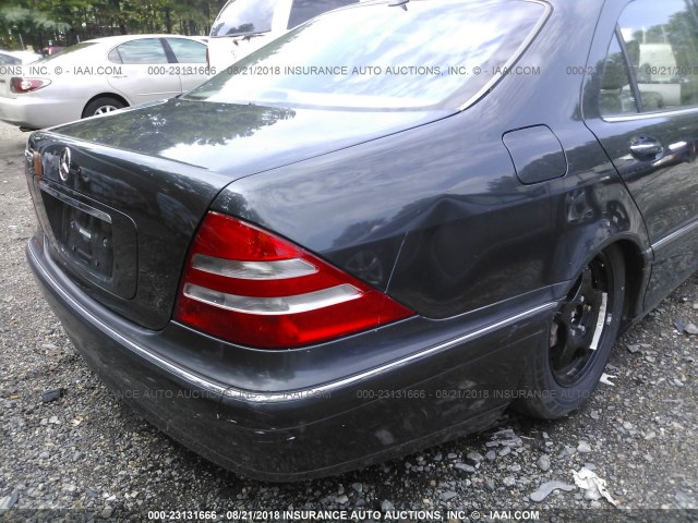 WDBNG70J21A218700 - 2001 MERCEDES-BENZ S 430 GRAY photo 6
