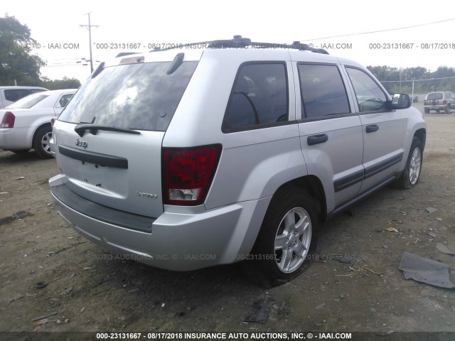 1J4GS48K35C632934 - 2005 JEEP GRAND CHEROKEE LAREDO/COLUMBIA/FREEDOM 银色 照片 4
