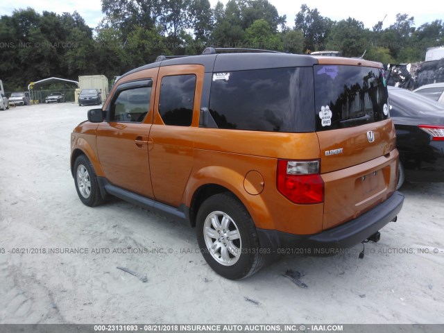 5J6YH28796L012349 - 2006 HONDA ELEMENT ORANGE photo 3