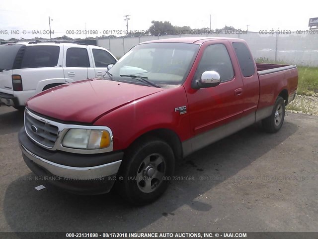 1FTRX17L92NA08127 - 2002 FORD F150 RED photo 2