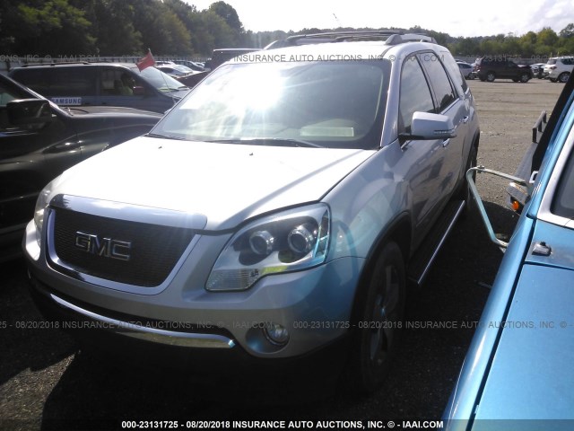 1GKKRSEDXCJ128738 - 2012 GMC ACADIA SLT-2 SILVER photo 2