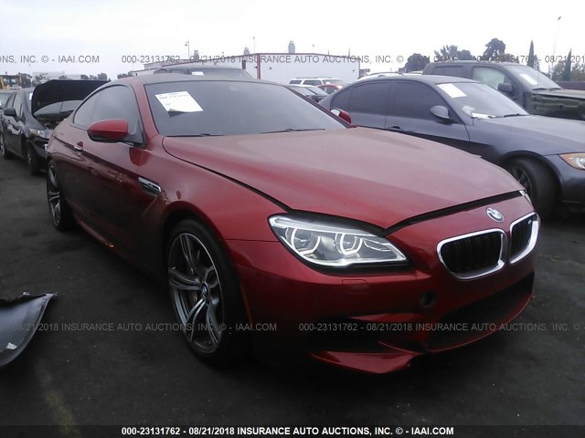 WBS6J9C59HD934707 - 2017 BMW M6 RED photo 1