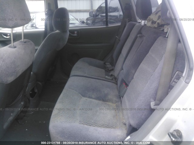 KM8SB12B63U350555 - 2003 HYUNDAI SANTA FE GL GRAY photo 8