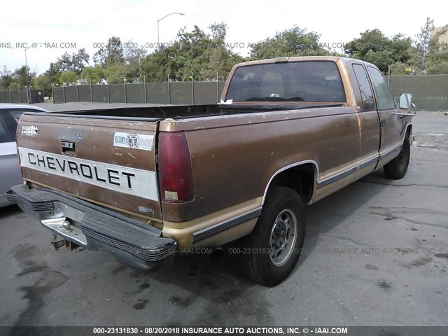 2GCGC29K5L1102196 - 1990 CHEVROLET GMT-400 C2500 BROWN photo 4