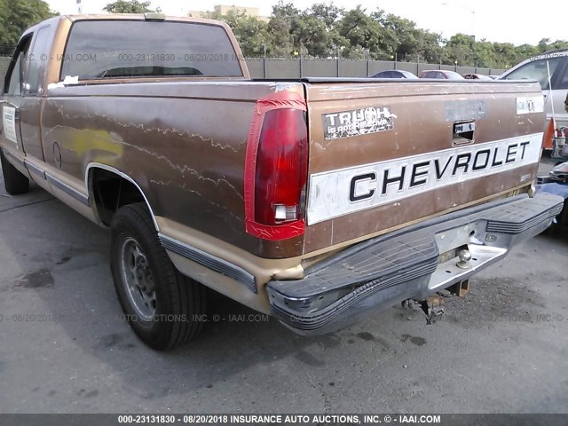 2GCGC29K5L1102196 - 1990 CHEVROLET GMT-400 C2500 BROWN photo 6