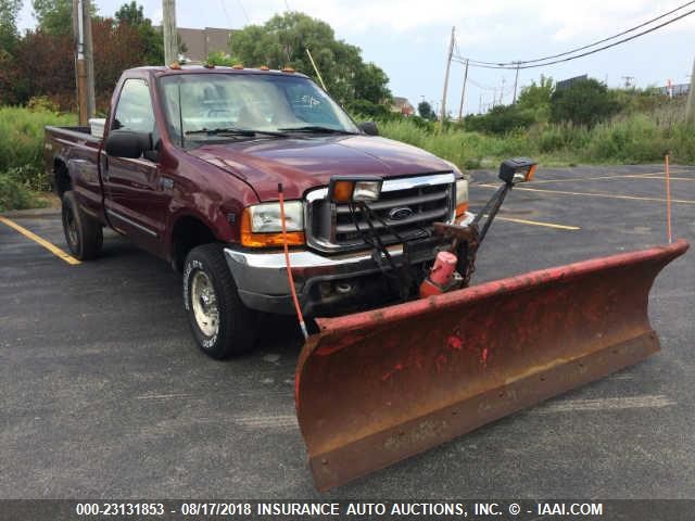 1FTSF31S8XEE39470 - 1999 FORD F350 SRW SUPER DUTY RED photo 1