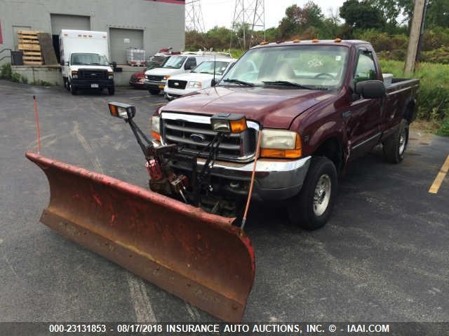 1FTSF31S8XEE39470 - 1999 FORD F350 SRW SUPER DUTY RED photo 2