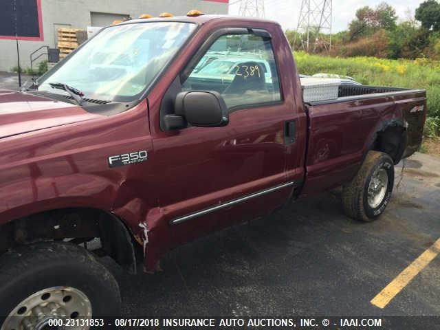 1FTSF31S8XEE39470 - 1999 FORD F350 SRW SUPER DUTY RED photo 6