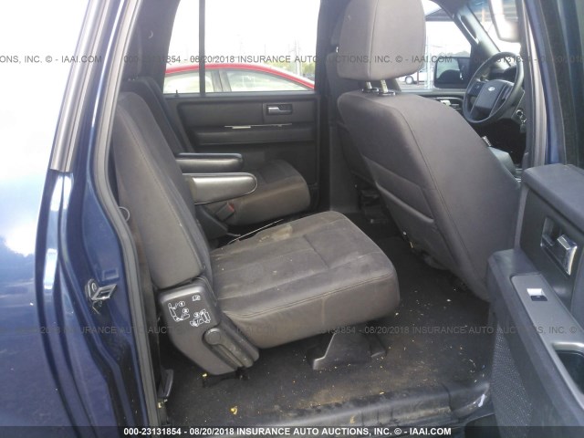 1FMFK15527LA52670 - 2007 FORD EXPEDITION EL XLT BLUE photo 8