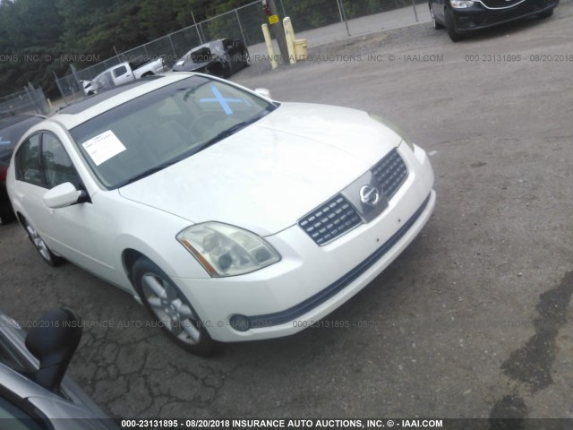 1N4BA41E26C811688 - 2006 NISSAN MAXIMA SE/SL WHITE photo 1