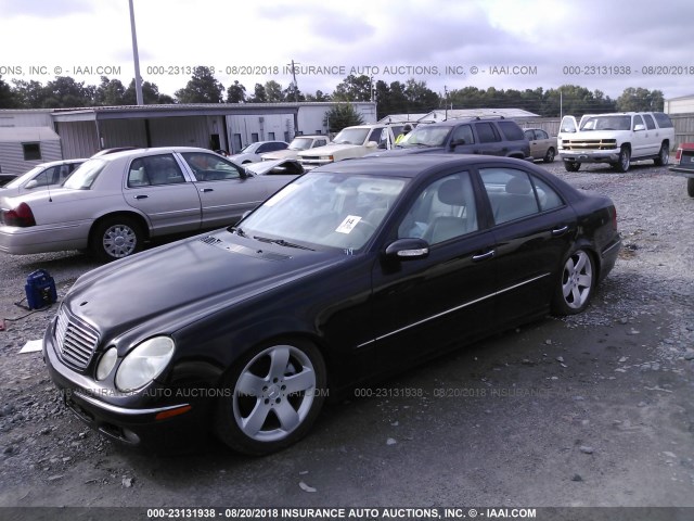 WDBUF56J16A905409 - 2006 MERCEDES-BENZ E 350 BLACK photo 2