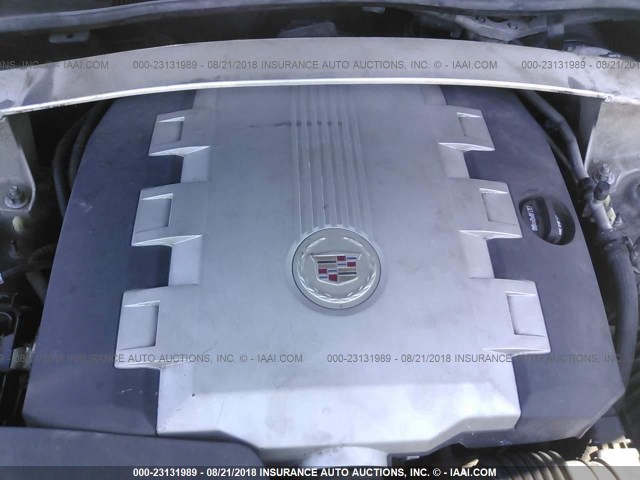 1G6DM577280117034 - 2008 CADILLAC CTS BLACK photo 10