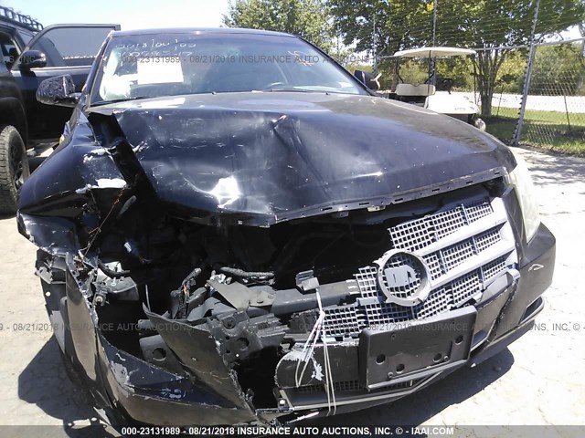 1G6DM577280117034 - 2008 CADILLAC CTS BLACK photo 6
