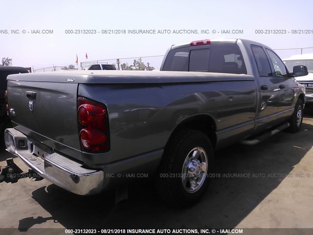 3D7KR28A88G247416 - 2008 DODGE RAM 2500 ST/SLT GRAY photo 4