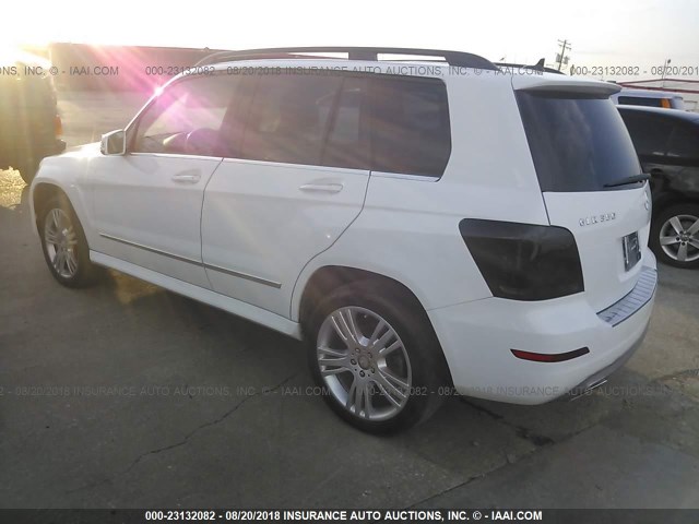 WDCGG5HB1FG396284 - 2015 MERCEDES-BENZ GLK 350 WHITE photo 3