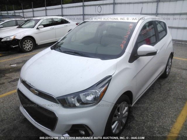 KL8CD6SA6GC612800 - 2016 CHEVROLET SPARK 1LT WHITE photo 2