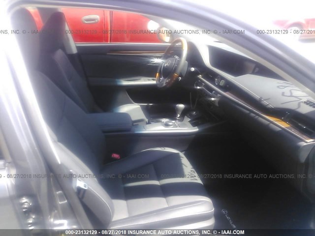 JTHBW1GG9E2076357 - 2014 LEXUS ES 300H GRAY photo 5