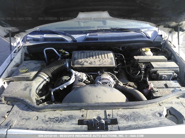 1J8HH48N56C133176 - 2006 JEEP COMMANDER WHITE photo 10