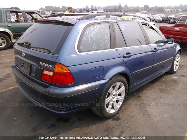 WBAEP33402PF01093 - 2002 BMW 325 XIT BLUE photo 4