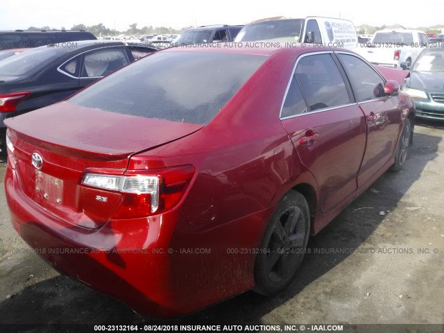 4T1BF1FK8DU681637 - 2013 TOYOTA CAMRY L/SE/LE/XLE Qırmızı foto 4