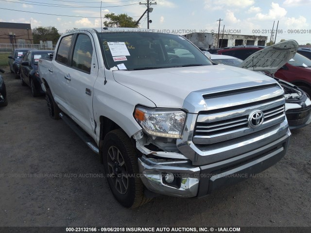 5TFAY5F17HX641126 - 2017 TOYOTA TUNDRA CREWMAX 1794/PLATINUM WHITE photo 1