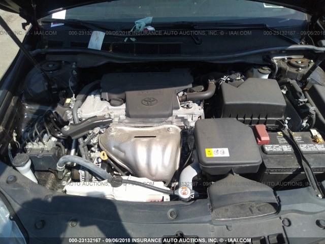 4T1BF1FK0HU381516 - 2017 TOYOTA CAMRY LE/XLE/SE/XSE BLACK photo 10