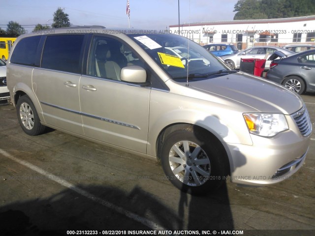 2C4RC1BGXER342535 - 2014 CHRYSLER TOWN & COUNTRY TOURING Champagne photo 1