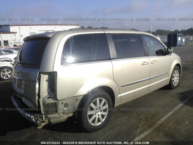 2C4RC1BGXER342535 - 2014 CHRYSLER TOWN & COUNTRY TOURING Champagne photo 4