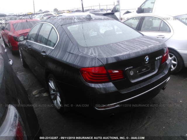 WBA5B3C51ED530256 - 2014 BMW 535 XI BLACK photo 3