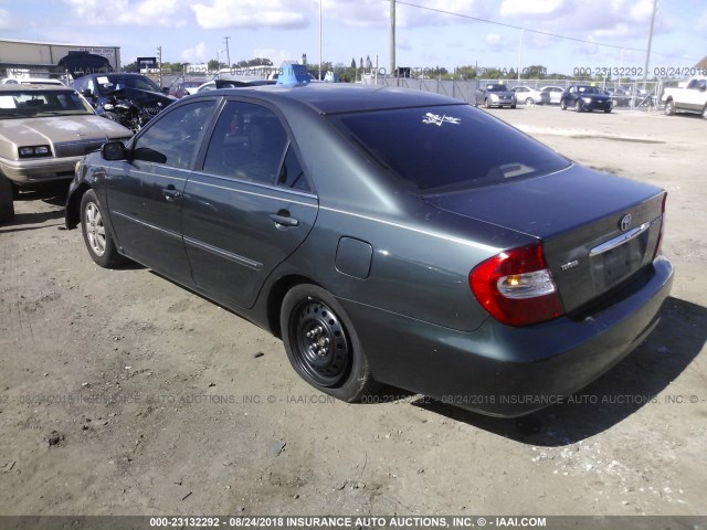 4T1BE30K13U669691 - 2003 TOYOTA CAMRY LE/XLE/SE 绿色 照片 3