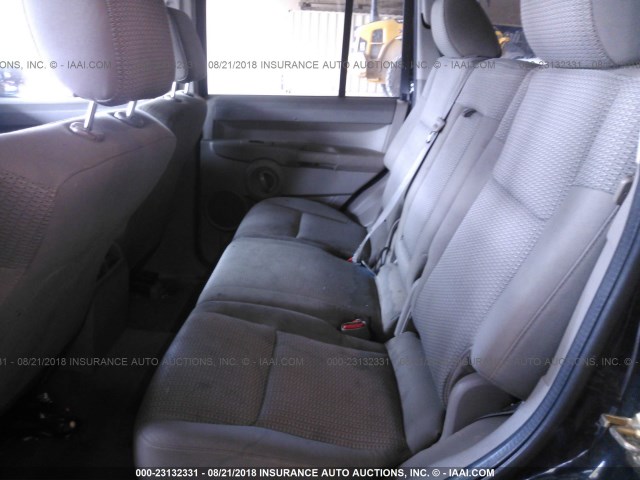1J8HH48N46C367700 - 2006 JEEP COMMANDER 黑色 照片 8
