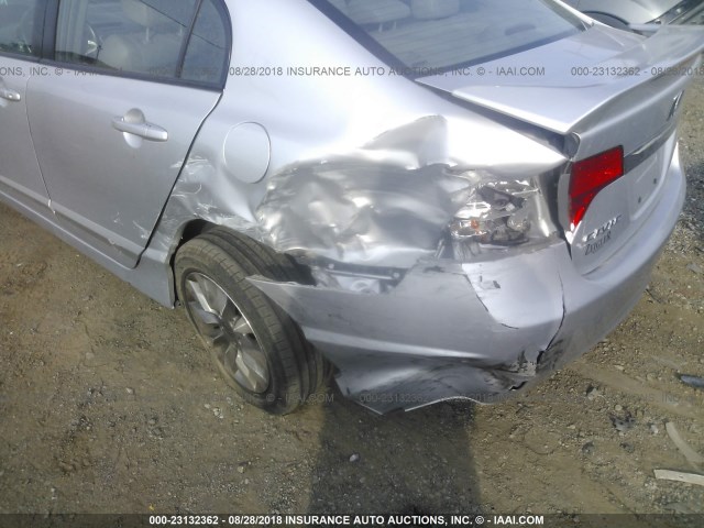 2HGFA1F90AH558464 - 2010 HONDA CIVIC EXL 银色 照片 6