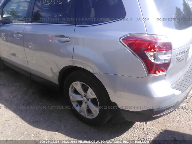 JF2SJAHC5FH542314 - 2015 SUBARU FORESTER 2.5I LIMITED SILVER photo 6