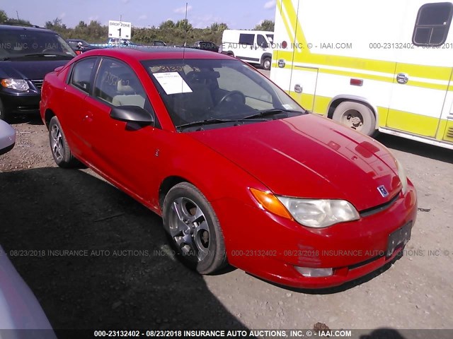 1G8AW12F45Z105194 - 2005 SATURN ION LEVEL 3 RED photo 1