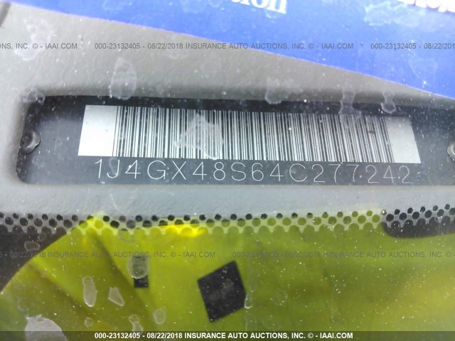 1J4GX48S64C277242 - 2004 JEEP GRAND CHEROKEE LAREDO/COLUMBIA/FREEDOM 灰色 照片 9