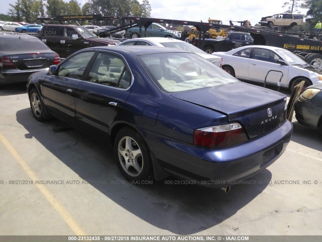 19UUA56622A045687 - 2002 ACURA 3.2TL BLUE photo 3