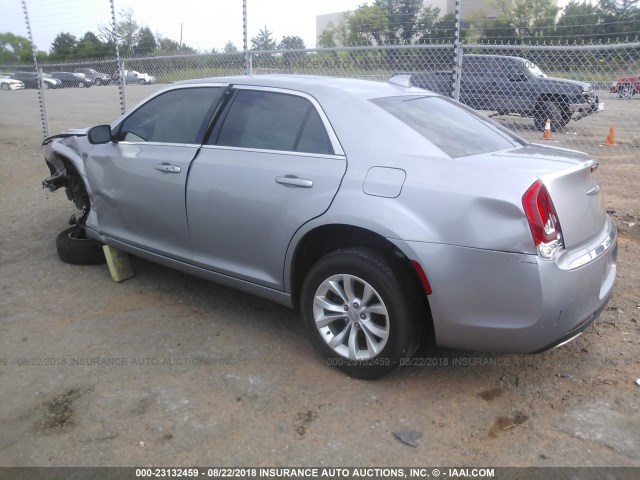 2C3CCAAGXFH828717 - 2015 CHRYSLER 300 LIMITED SILVER photo 3