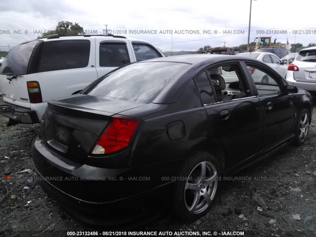 1G8AJ52F04Z106668 - 2004 SATURN ION LEVEL 2 BLACK photo 4