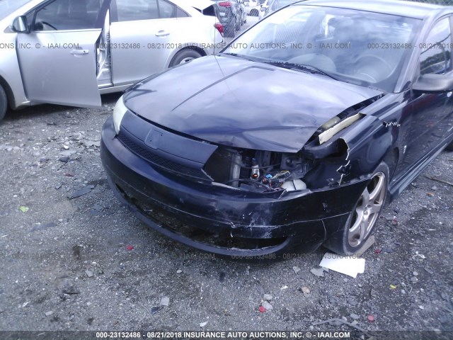 1G8AJ52F04Z106668 - 2004 SATURN ION LEVEL 2 BLACK photo 6