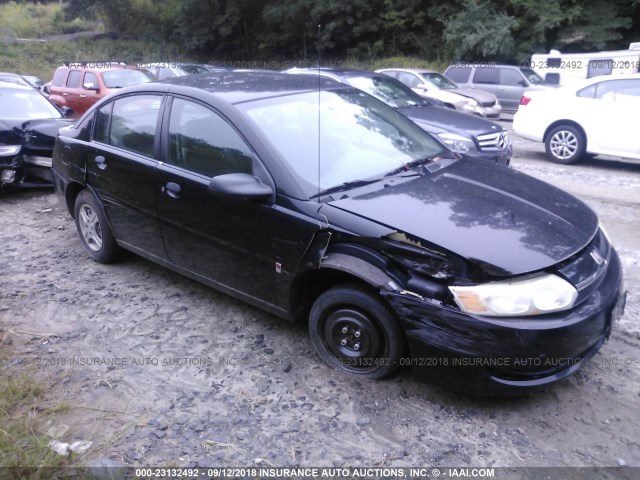 1G8AG52FX3Z180970 - 2003 SATURN ION LEVEL 1 BLACK photo 1