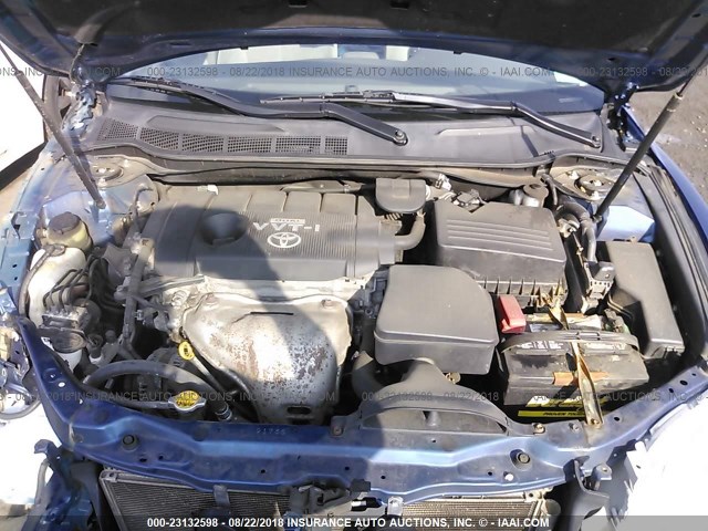 4T1BF3EK2AU544959 - 2010 TOYOTA CAMRY SE/LE/XLE 蓝色 照片 10