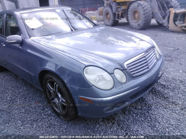 WDBUF87J26X193232 - 2006 MERCEDES-BENZ E 350 4MATIC Light Blue photo 6