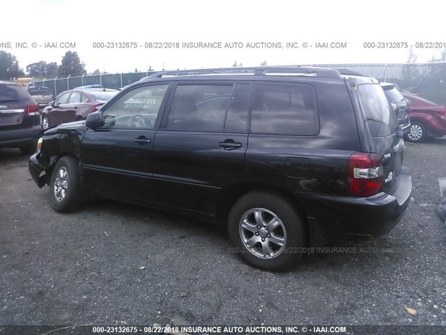 JTEEP21A950093981 - 2005 TOYOTA HIGHLANDER LIMITED BLACK photo 3