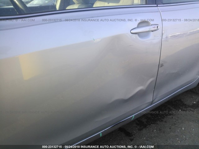 4T1BE46K87U647903 - 2007 TOYOTA CAMRY NEW GENERAT CE/LE/XLE/SE SILVER photo 6