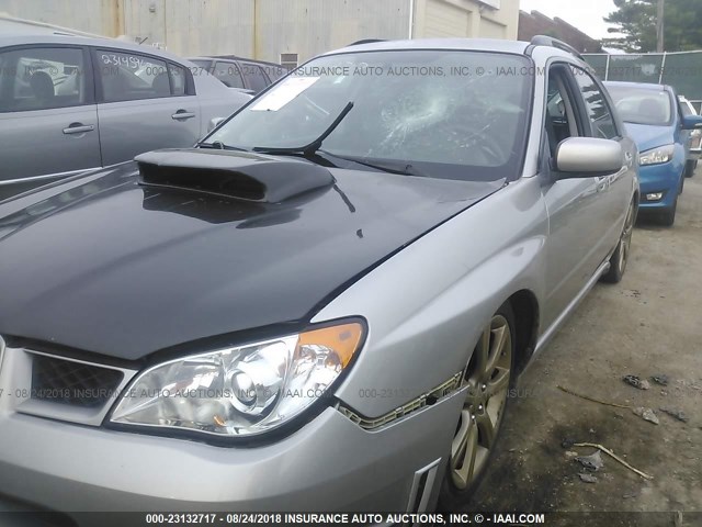 JF1GG74667G809351 - 2007 SUBARU IMPREZA WRX/LIMITED SILVER photo 6