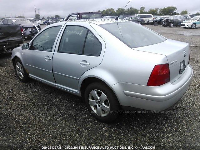 3VWSK69M83M058450 - 2003 VOLKSWAGEN JETTA GLS SILVER photo 3