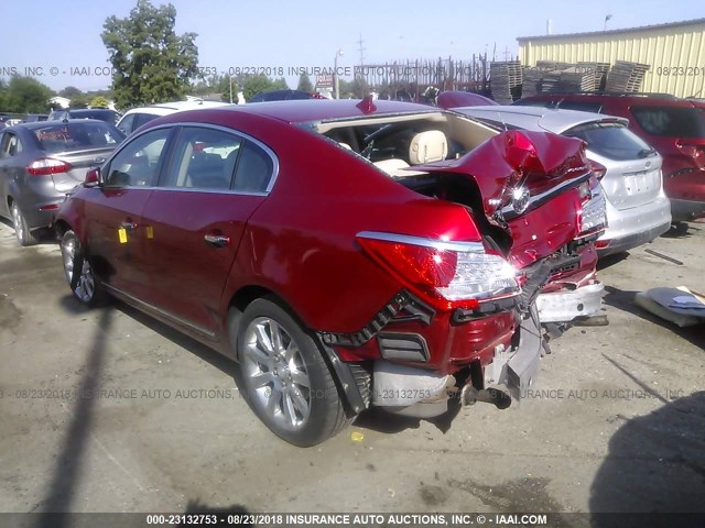 1G4GD5G37EF177631 - 2014 BUICK LACROSSE PREMIUM BURGUNDY photo 3