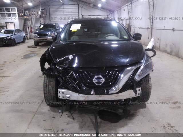 5N1AZ2MHXJN113718 - 2018 NISSAN MURANO S/SL/SV/PLATINUM BLACK photo 6