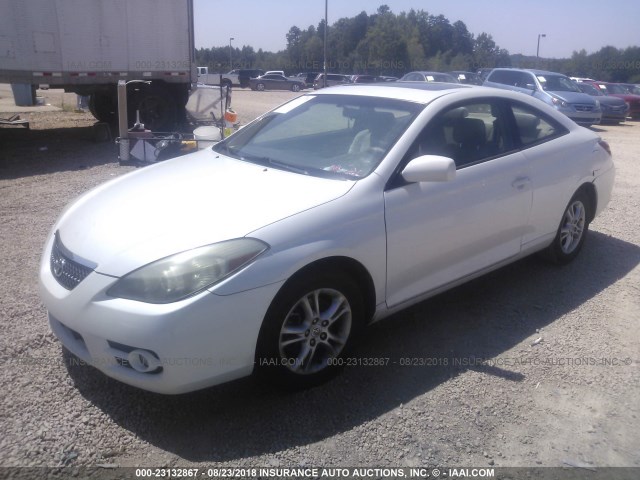 4T1CE30P77U759949 - 2007 TOYOTA CAMRY SOLARA SE/SLE თეთრი ფოტო 2
