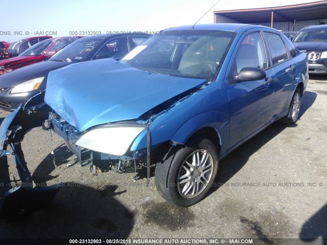 1FAHP34N07W295104 - 2007 FORD FOCUS ZX4/S/SE/SES 蓝色 照片 2